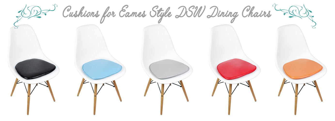 Cushions for DSW Eames Dining and Accent Chairs