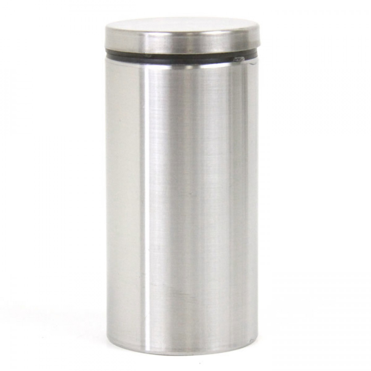 Stainless Steel Standoff Kit - 1-1/4" Diameter X 6" Barrel Length With Brushed Finish, 20 Piece Store Pack