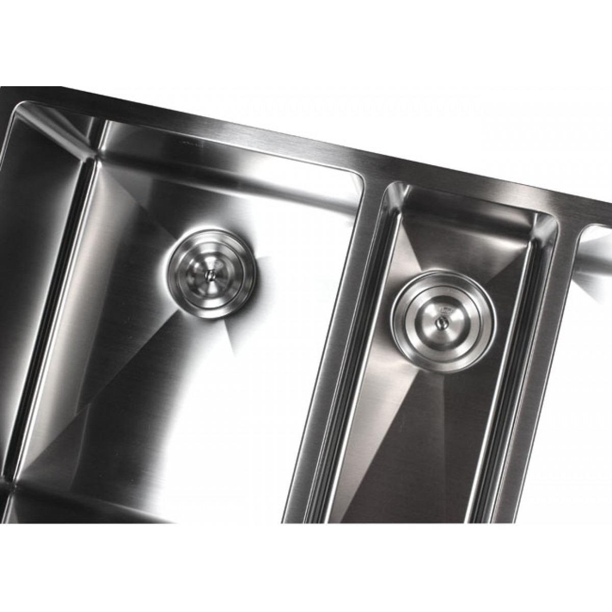 42 Inch Stainless Steel Undermount Triple Bowl Kitchen Sink 15mm Radius 42 Inch Stainless Steel Sink