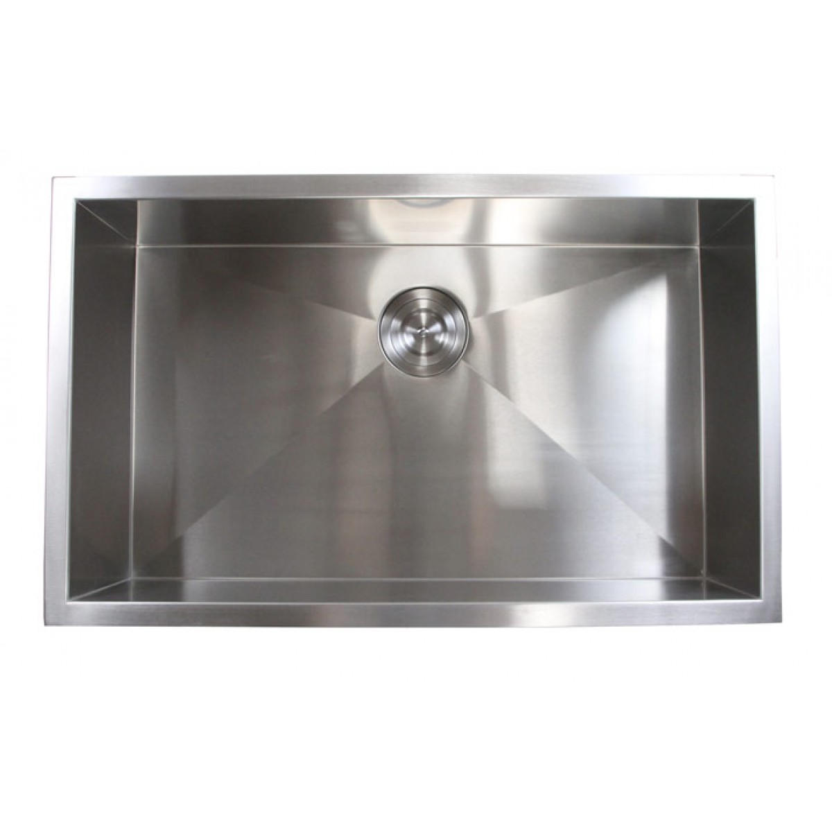 30 Inch Stainless Steel Undermount Single Bowl Kitchen Sink Zero 