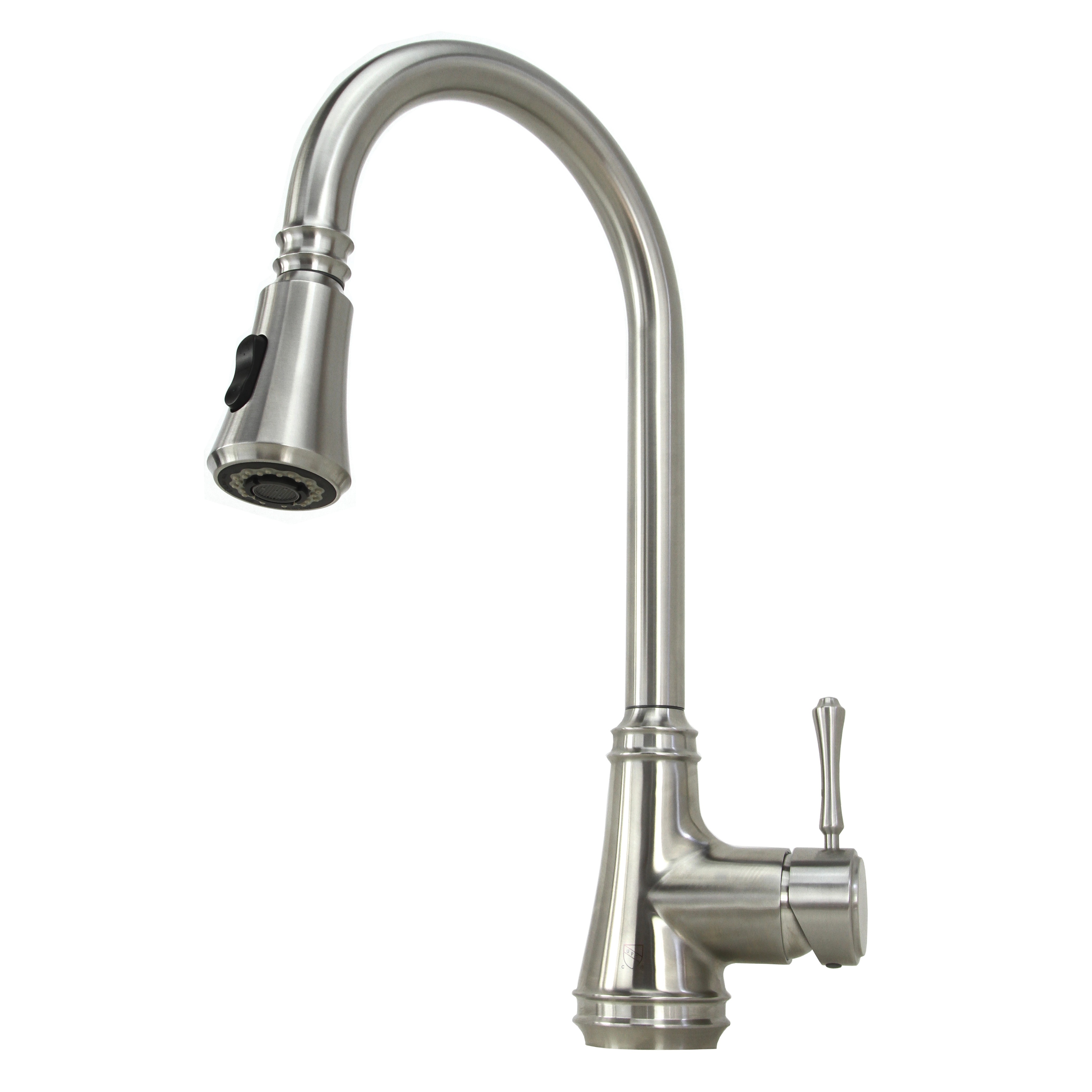 Ariel Roman Stainless Steel Lead Free Single Handle Pull Out