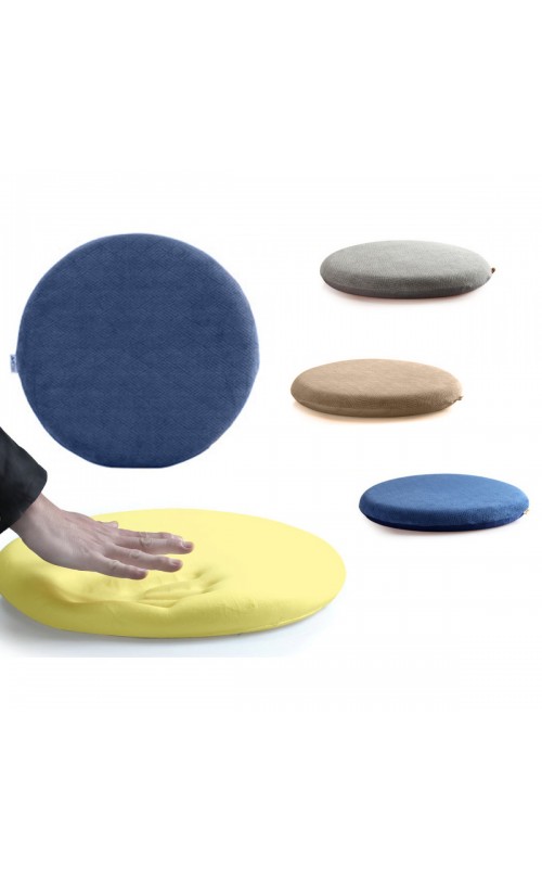 Memory Foam Seat Cushion - Premium Modern Large Non-Slip Dining / Office Chair Pad - Relieve Stress
