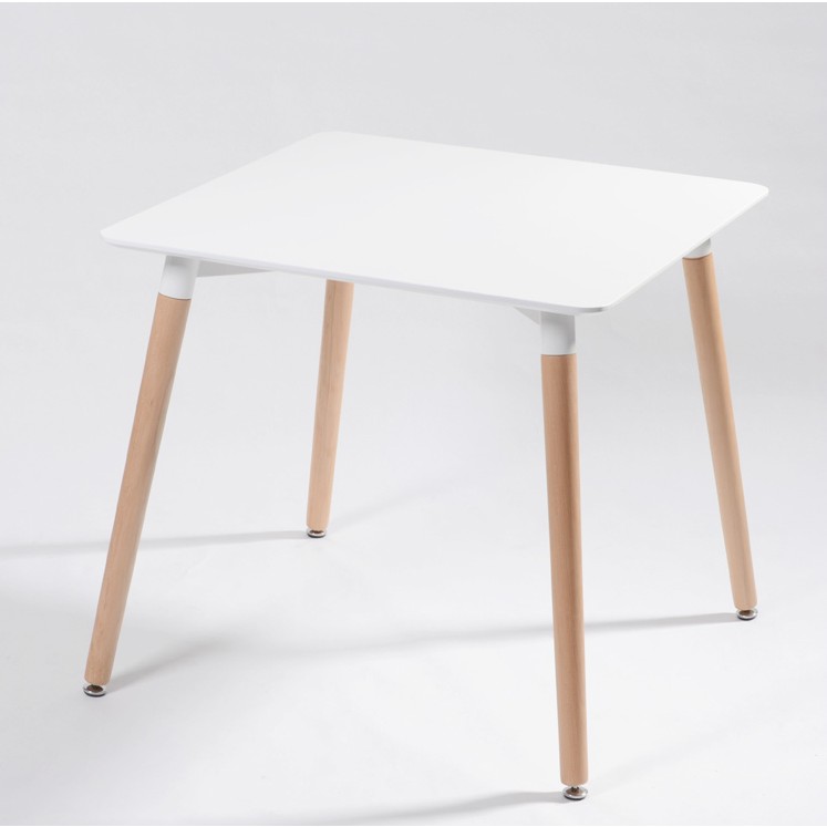 Eames Style DSW White Square Dining Table