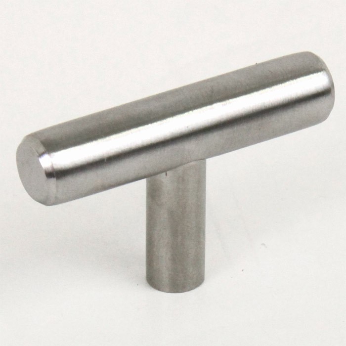 Euro 2 inch (50mm) Cabinet Stainless Steel T Pull Bar Handle