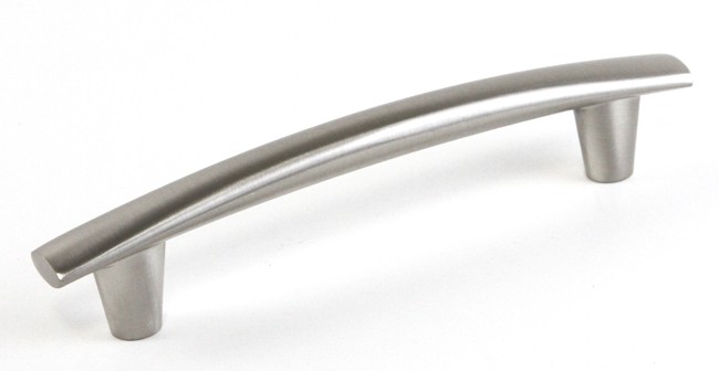 Bridge 6-1/2 inch (165 mm) Stainless Steel Finish Cabinet Bar Pull Handle with 5 Inch (127 mm) Hole to Hole Spacing