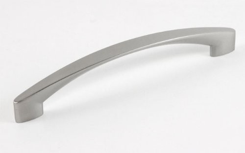 Crescent Design 7-1/8 inch (180 mm) Solid Zinc Alloy Cabinet Handle Bar Pull with 6-1/4 Inch (158 mm) Hole to Hole Spacing