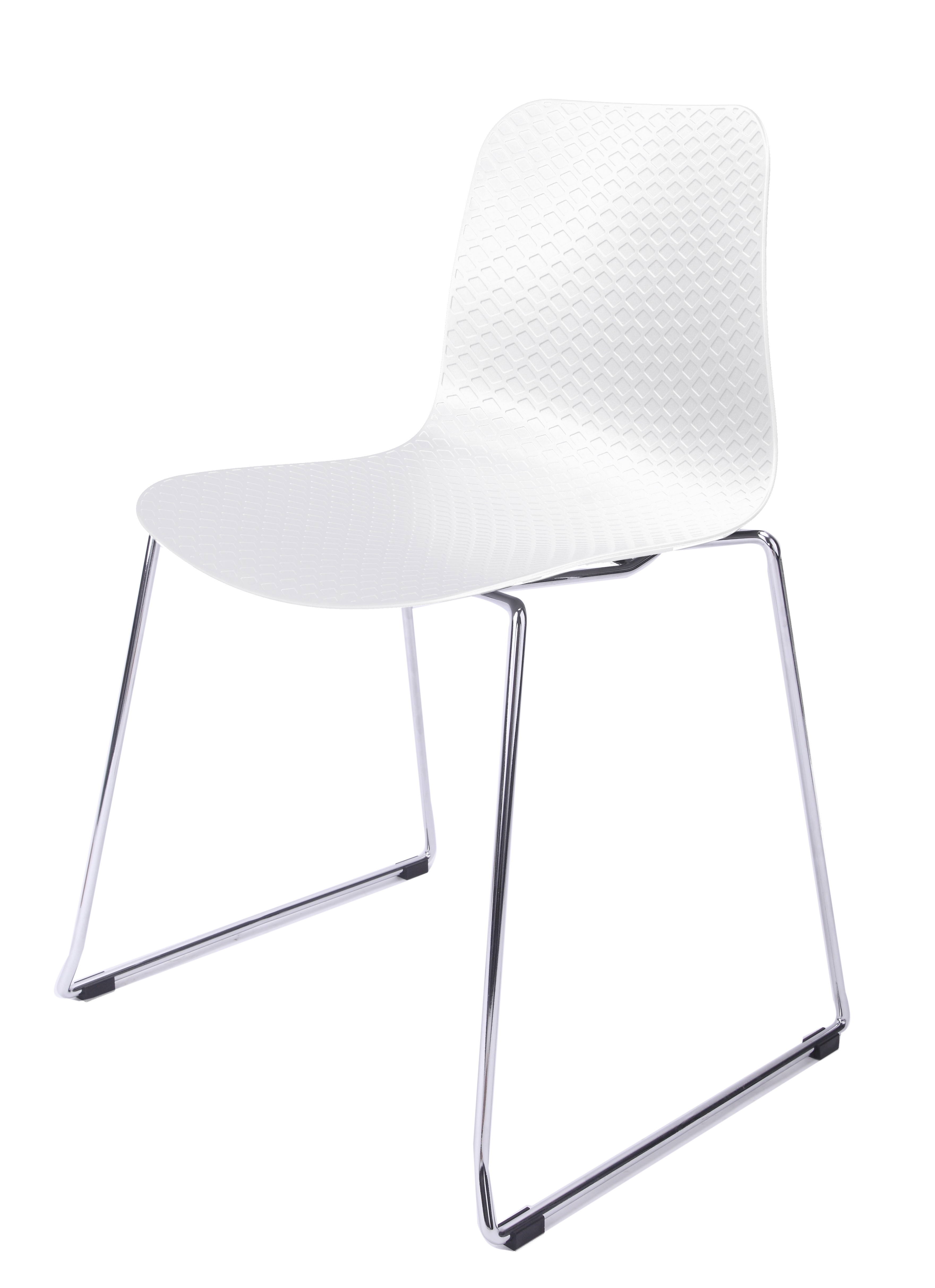 Chair Piccadilly White Plastic Steel 