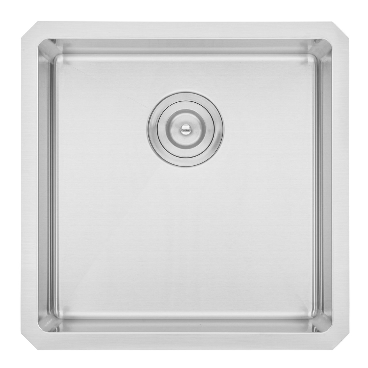 CozyBlock 18 in. x 18 in. x 10 in. 16-Gauge Stainless Steel Undermount Single Bowl Bar Prep Kitchen Sink