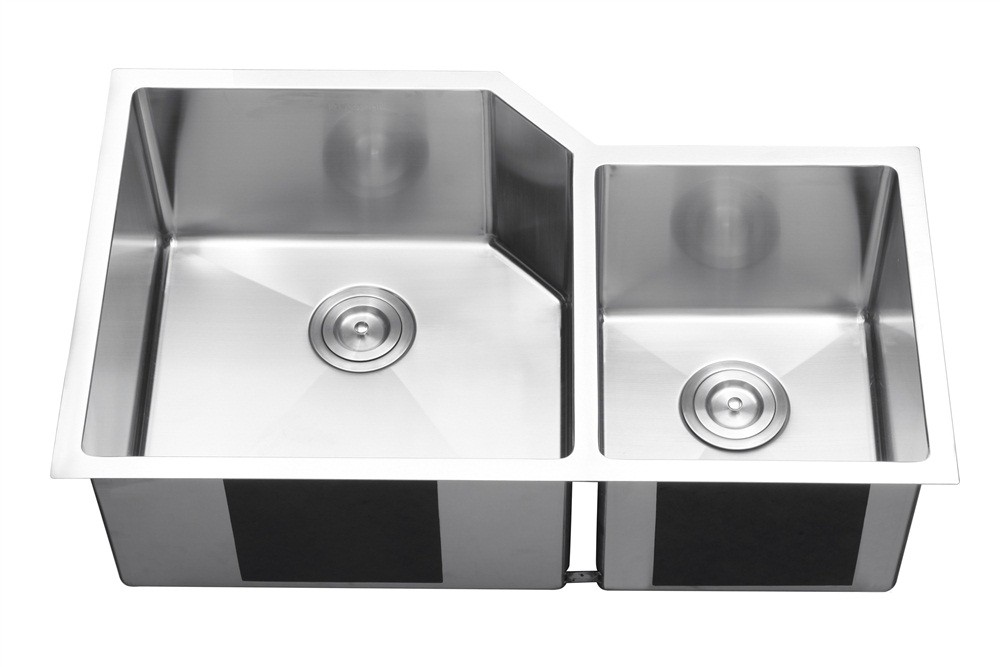 70 30 stainless steel undermount sink