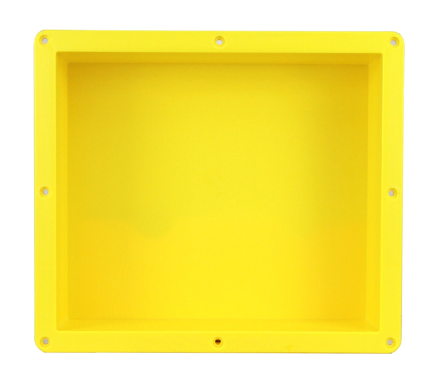 Ready For Tile Waterproof Leak Proof 16" x 14" Square Bathroom Recessed Shower Niche - Single Bathroom Shelf Organizer Storage For Shampoo & Toiletry Storage STR-1614 - Flush Mount Installation