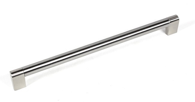 Empire 12-1/8 Inch (307 mm) Stainless Steel Finish Cabinet Bar Pull Handle with 11-3/8 Inch (288 mm) Hole to Hole Spacing