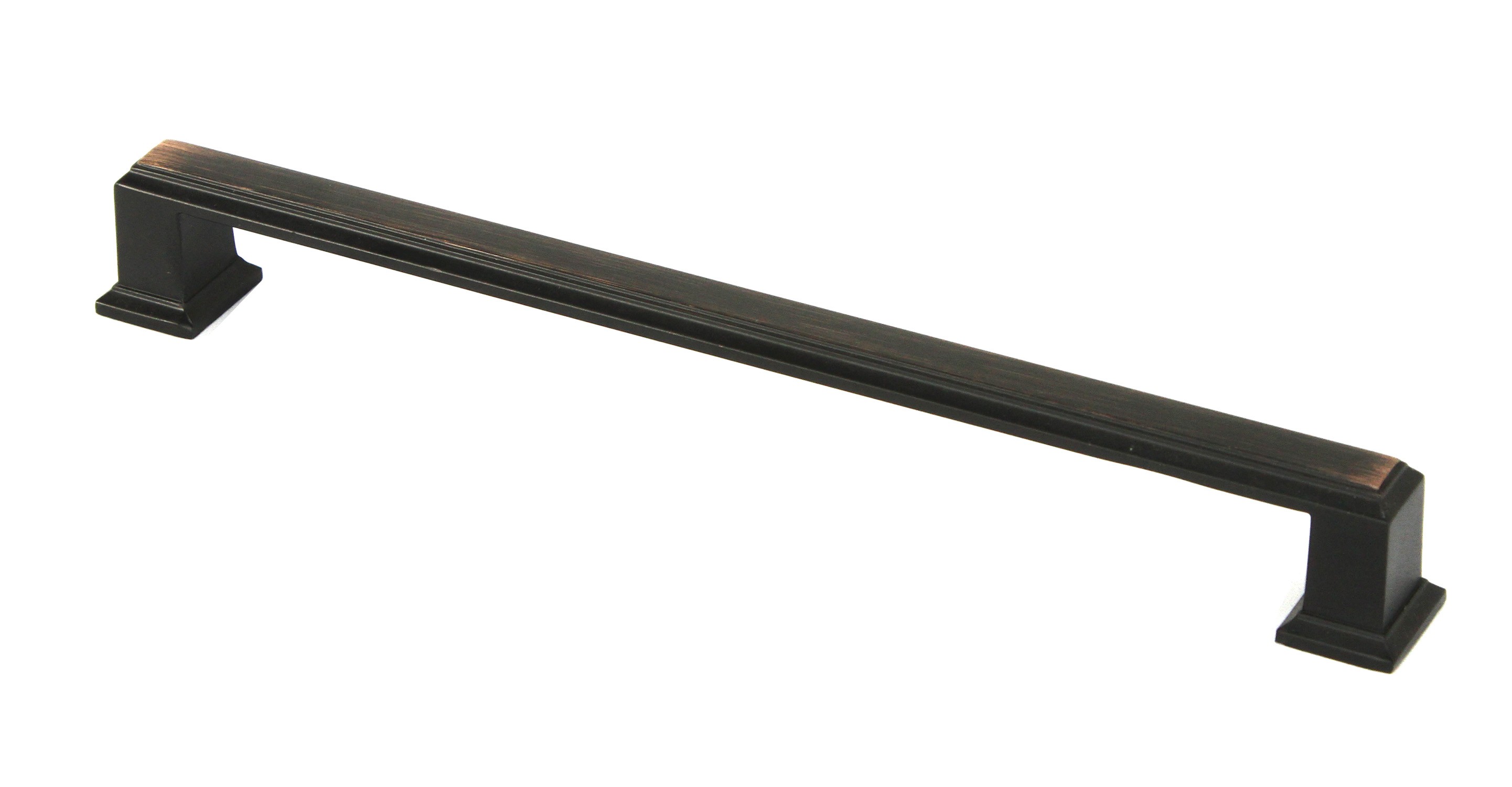 8-1/4 inch Square Cabinet Bar Pull Handle in Oil Rubbed Bronze Finish (7-1/2" Hole to Hole Spacing)