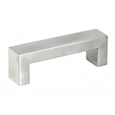Brick Design 4-1/4 inch (108 mm) Cabinet Stainless Steel Handle Bar Pull with 3-3/4 Inch (96 mm) Hole to Hole Spacing