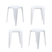CozyBlock POUFFE Multi Use Stackable Stool / Night Stand - Set of 4