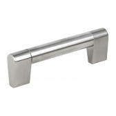 Empire 4-1/2 Inch (115 mm) Stainless Steel Finish Cabinet Bar Pull Handle with 3-4/5 Inch (97 mm) Hole to Hole Spacing