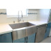 36 Inch Stainless Steel Single Bowl Curved Front Farm Apron Kitchen Sink-5
