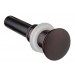 Oil Rubbed Bronze Bathroom Pop-up Drain without Overflow-1